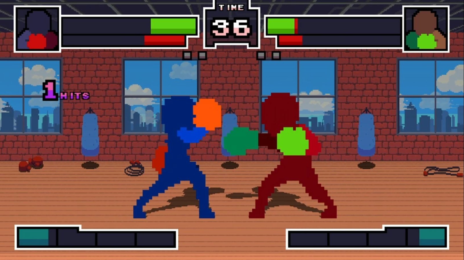 像素格斗《Hyper HitBoxing》上架steam 第二季度发售