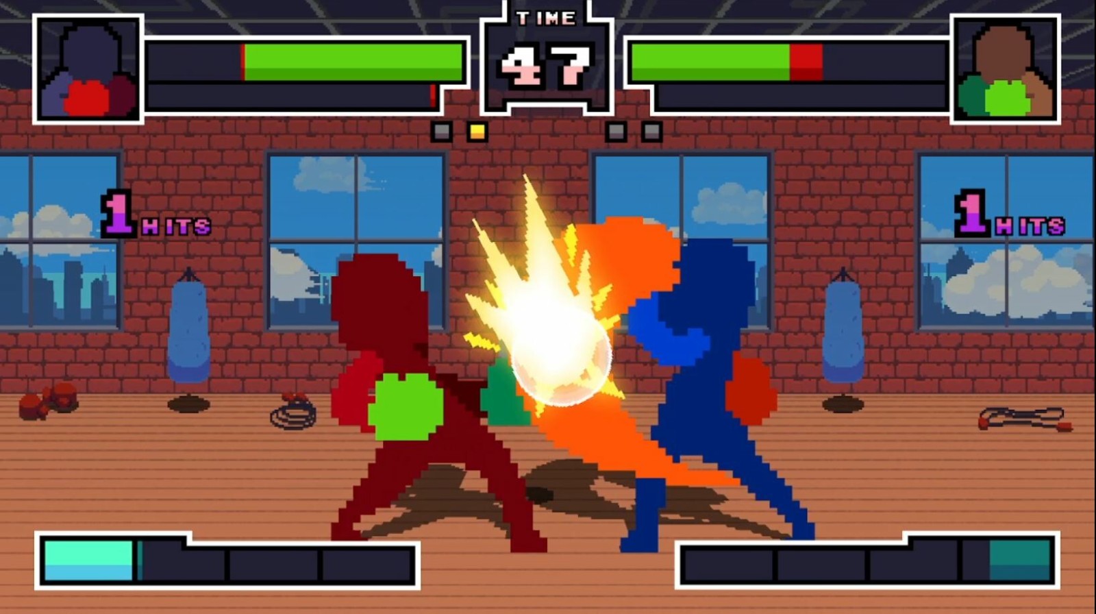 像素格斗《Hyper HitBoxing》上架steam 第二季度发售