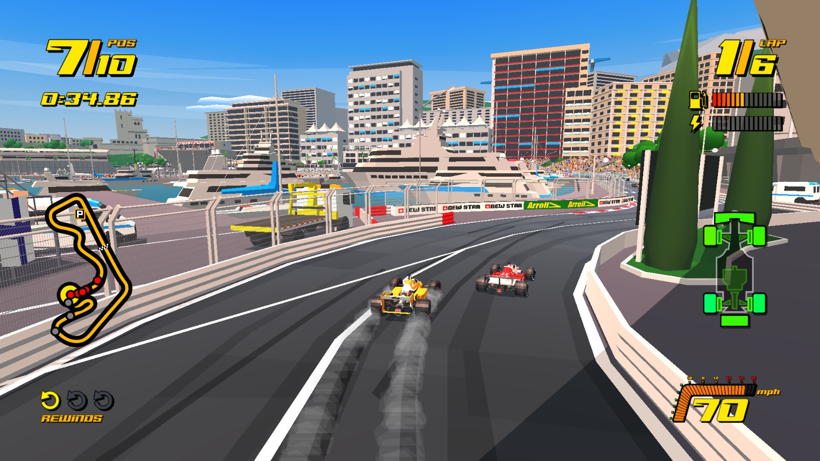 F1赛车新游《New Star GP》上架steam 复古街机风